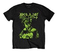Billie Eilish T Shirt Illustration Official Unisex Black M