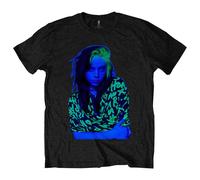 Billie Eilish T Shirt Press Photo Portrait Logo Official Black Unisex S
