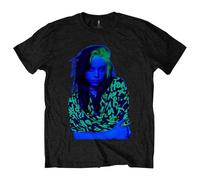 Billie Eilish T Shirt Press Photo portrait Logo Official Black Unisex L