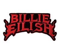 Billie Eilish Patch Flame Red Official One Size