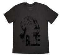Rock Off officially licensed products Billie Eilish Tonal Bandana Photo V Neck T Shirt XL Charcoal