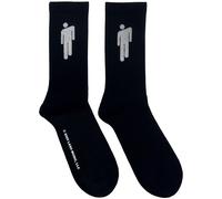 Billie Eilish Unisex Terry Socks White Blohsh (Black) (UK Size 4 - 7) Official