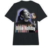 Billie Holiday_001_Back Printed Comfort Colors Adult Heavyweight T-Shirt