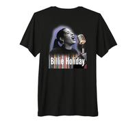 Billie Holiday_001_Back Printed Premium T-Shirt