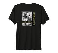 Billie Holiday_006_Back Printed Premium T-Shirt