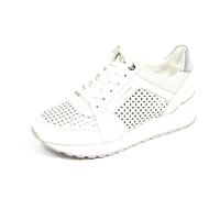 Billie Leather Trainer, female, Michael Kors, Sneakers, White, 3 1/2 UK, Shoes 3 1/2 UK