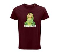Billie Pop Star Eilish Inspired Graphic T-Shirt for Women Men Teens | Trendy Band Fan Tee | Streetwear Short Sleeve Cotton Top | Aesthetic Wine Shirt | Music Lover Gift | Casual Cool Outfit
