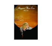 Billie Poster Eilish Music Singer Vintage Music Posters for Room Aesthetic Canvas Wall Art Bedroom Decor08x12inch(20x30cm)