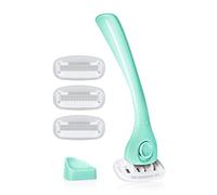 Billie Razors for Women Shave Kit - Women’s Razor + 4 x 5-Blade Razor Refills + Magnetic Holder - Minty