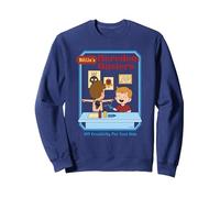 Billie’s Boredom Busters - DIY Creativity For Cool Kids Sweatshirt, Adult Unisex, Navy Blue, X-Large