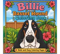 Billie the Basset Hound Coloring Book
