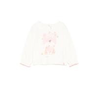 Billieblush cat-print sweater - White 6-9