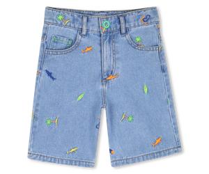 Billieblush - Denim Bermuda Shorts - Double Stone+bleach - Boy - 4 Years