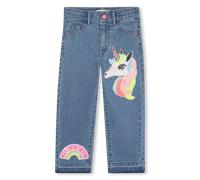 Billieblush - Denim Pants - Double Stone+brossage - Girl - 3 Years