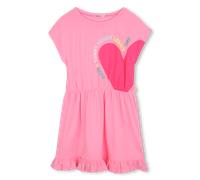 Billieblush - Flared Printed Dress - Pink - Girl - 4 Years