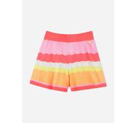 Billieblush Girls Knitted Striped Shorts in Orange - Orange - 2 Yrs