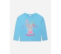 Billieblush Girls Long Sleeve T-Shirt in Blue - Blue - 2 Yrs