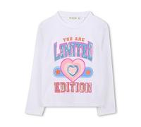 Billieblush - Long Sleeve T-shirt - White - Girl - 2 Years