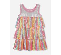 Billieblush Girls Sequin Ruffle Dress in Pink - Pink - 12 Yrs