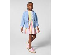 Billieblush Girls Stripe Dress, Multi, Size 10 Years Print
