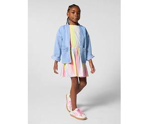 Billieblush Girls Stripe Dress, Multi, Size 3 Years Print