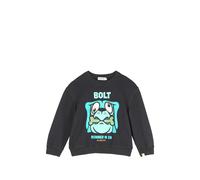 Billieblush graphic-print cotton sweater - Grey 2-3-4-5-6-8-10-12