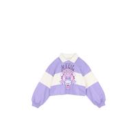 Billieblush graphic-print striped sweater - Purple 8-10-12-14-16