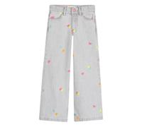 Billieblush heart-motif denim trousers - Grey 2-3-4-5-6-10