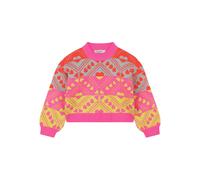 Billieblush heart-patterned knitted sweater - Pink 2-3-4-8