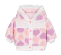 Billieblush - Heart Print Coat - Ivory - Girl - 3 Months