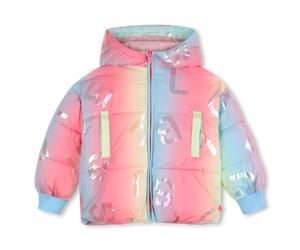 Billieblush - Hooded Down Jacket - Multicoloured - Girl - 10 Years
