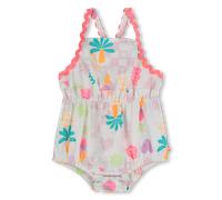 Billieblush - Printed Playsuit - Ivory - Girl - 2 Years