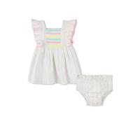 Billieblush striped dress set - White 3-6-9-18