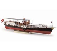 Billing Boats BB403 HJEJLEN 1:33 Scale Steamship Model Wooden Building Kit with Photo Manual, 85 x 19 x 17 cm