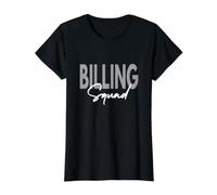 Billing Squad Medical Coding Biller Value Graphic T-Shirt, Women, Black, XL