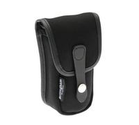 Billingham Avea 3 Black Canvas Pouch with Black Leather Trim