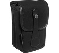 Billingham Avea 5 Black Canvas Pouch with Black Leather Trim