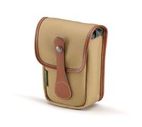 Billingham Avea 5 Khaki Canvas Pouch with Tan Leather Trim