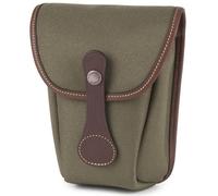 Billingham Avea 8 Compact End Pouch Pocket Sage Fibrenyte Chocolate Leather (UK)