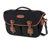 Billingham Hadley Pro 2020 Shoulder Bag - Black Canvas / Tan Leather