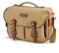 Billingham Hadley Pro Shoulder Bag - Khaki Canvas Tan Leather
