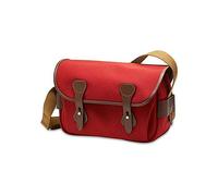 Billingham S3 Shoulder Bag (Burgundy Canvas/Chocolate Leather)
