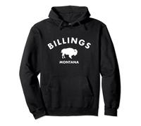 Billings Montana Buffalo - Big Sky Country Bison USA Pullover Hoodie