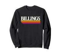 Billings Montana Retro Graphic - Billings MT Sweatshirt
