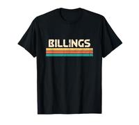 Billings Montana USA City Name Classic Vintage Colors Design T-Shirt