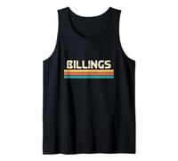Billings Montana USA City Name Classic Vintage Colors Design Tank Top