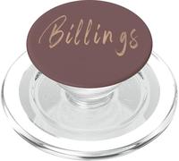 Billings Montana Vintage elegant design PopSockets PopGrip for MagSafe