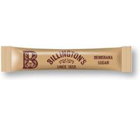 Billington’s Natural Brown Sugar Sticks 2g (Pack of 300) - Individually Wrapped Demerara Sugar Sachets | Rich Molasses Flavour | Ideal for Coffee, Catering & Office Use