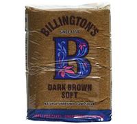 Billington's Dark Brown Soft Natural Unrefined Cane Sugar 500 g (Pack of 10)
