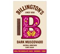 Billington's Dark Muscovado Natural Unrefined Cane Sugar 500g x 1